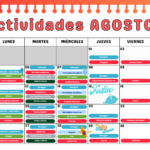 [Verano] Calendario completo de actividades de Agosto