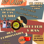 [LVC] Evento 16 nov – Nuevos espacios de concesión – Baile Vermú + Olla ferroviaria