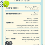 [Deportes] Sociales de Pádel y Tenis – Abiertas inscripciones