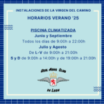 [Verano] Horario piscina climatizada