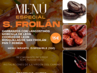 [LVC] Menú Especial S. Froilán (domingo 5 de octubre)