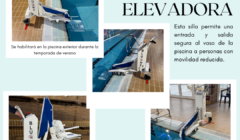 [LVDC] Nueva silla elevadora móvil en la piscina