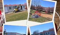 [LVC] Las obras en los campos de fútbol avanzan para mejorar el día a día de nuestras escuelas