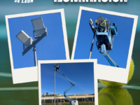 [LVC] Seguimos mejorando nuestras instalaciones – Iluminación tenis y polideportivas