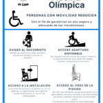 ♿💙 ACCESO ADAPTADO A LA PISCINA OLÍMPICA