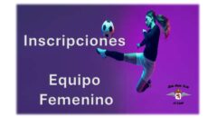 [VC] FÚTBOL. INSCRIPCIONES EQUIPO FEMENINO