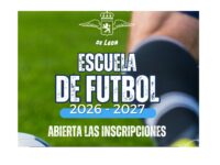 [RACL] ESCUELA DE FÚTBOL. INSCRIPCIONES 2026-2027